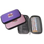 Cartuchera Valija Plástica Dura (rosa y lila)