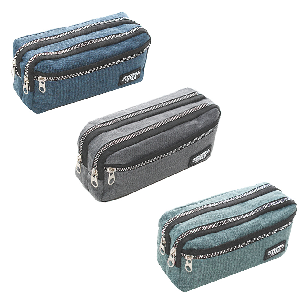 Cartuchera 2 Cierres Melange