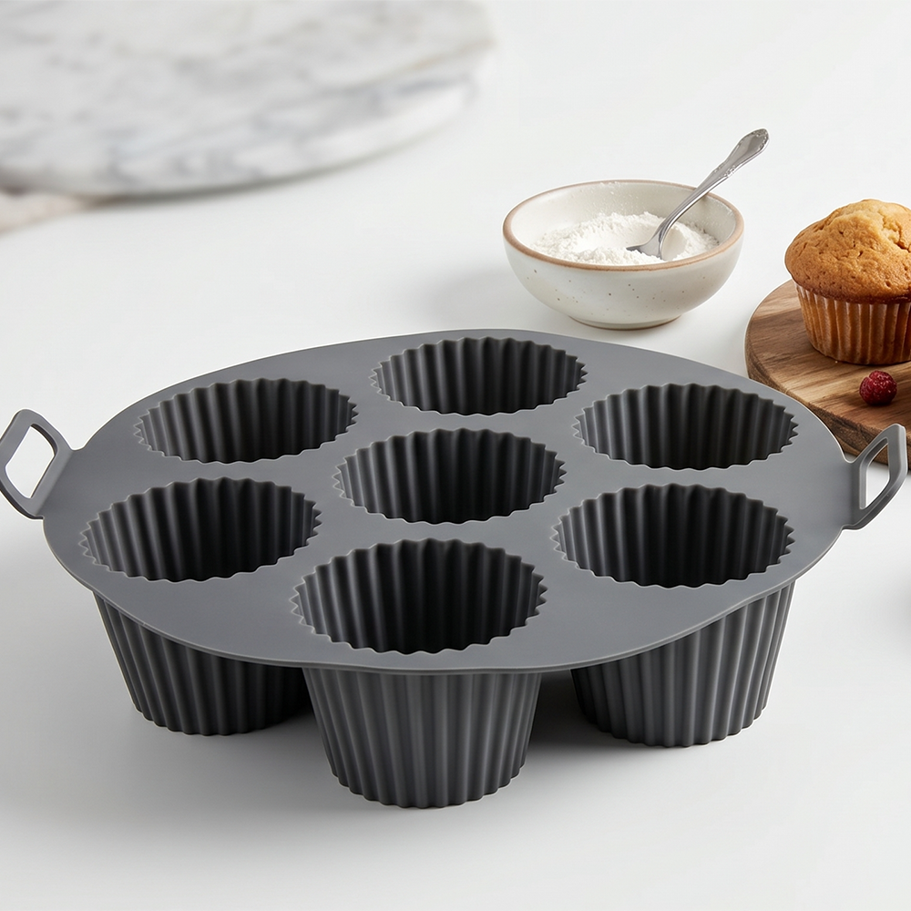 2096-2 Molde Silicona Cupcake Air Fryer 20cm x 6.5cm - Imagen 1